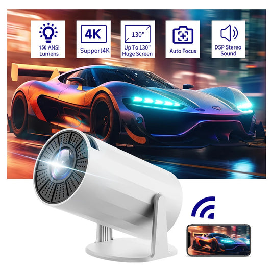 H96 Max K6 Projector Android 11 Dual Wifi 720P Video Cinema Outdoor Portable home 4K hd led  Projetor